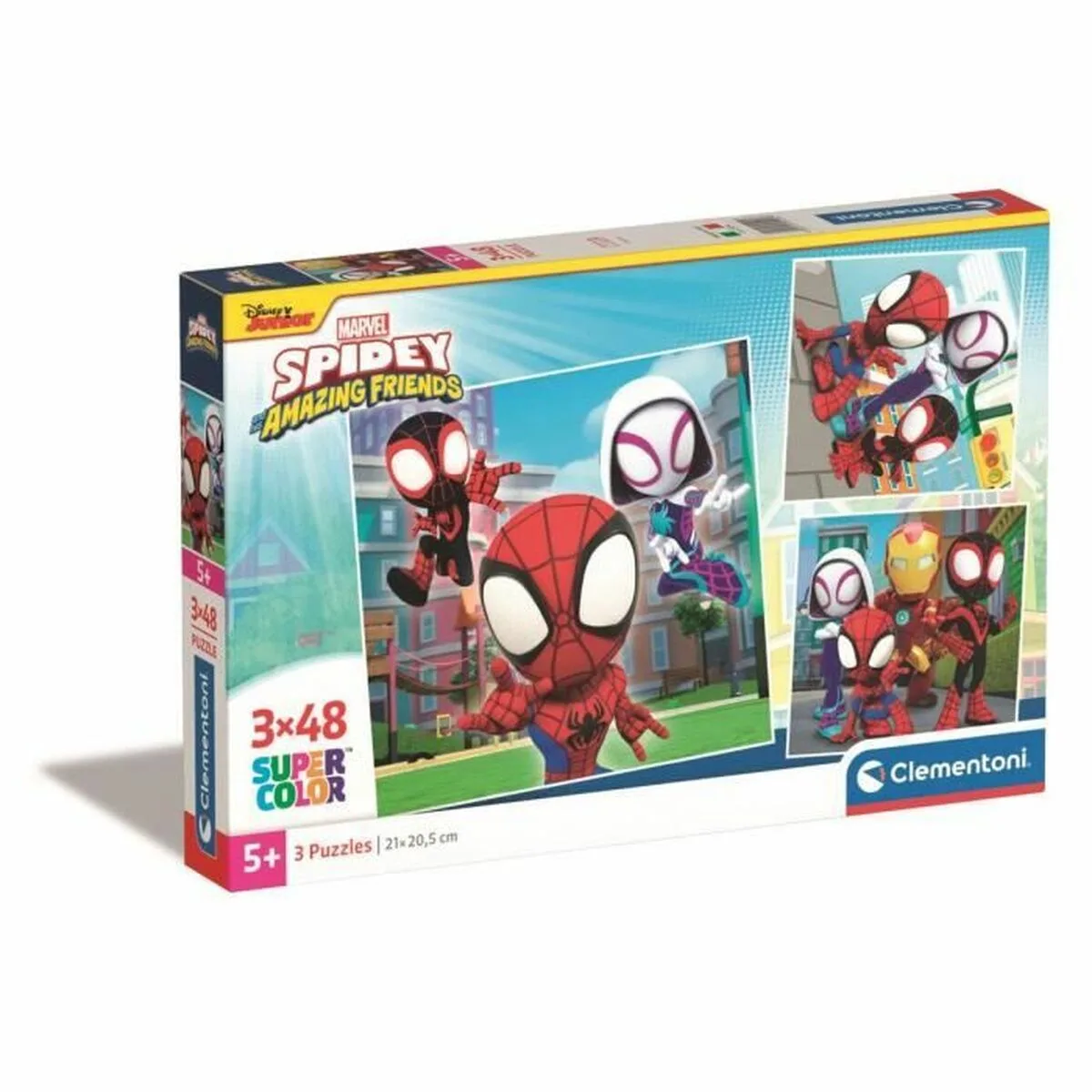 PUZZLE CLEMENTONI SPIDEY (3 UNIDADES)