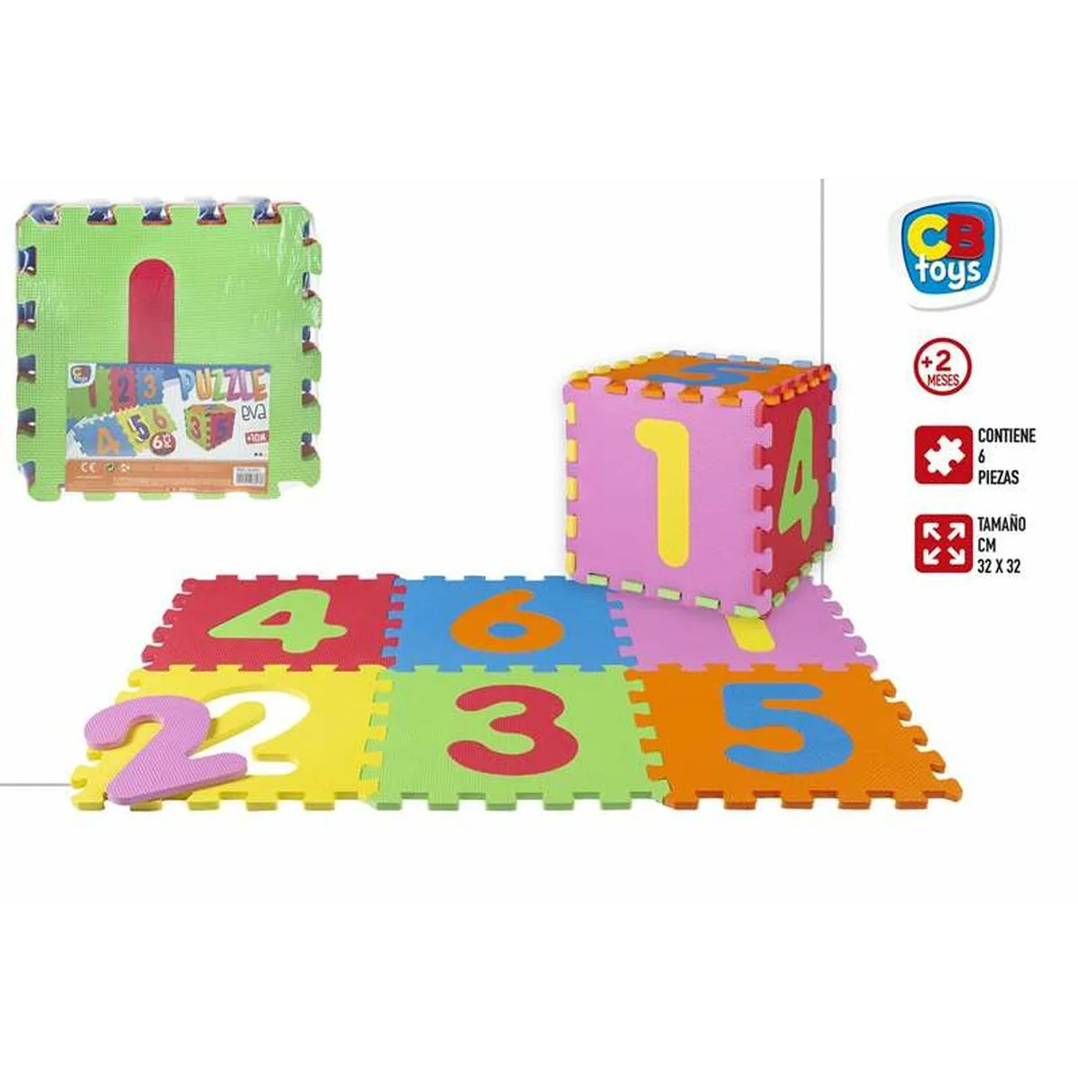 PUZZLE COLORBABY 31 X 31 CM