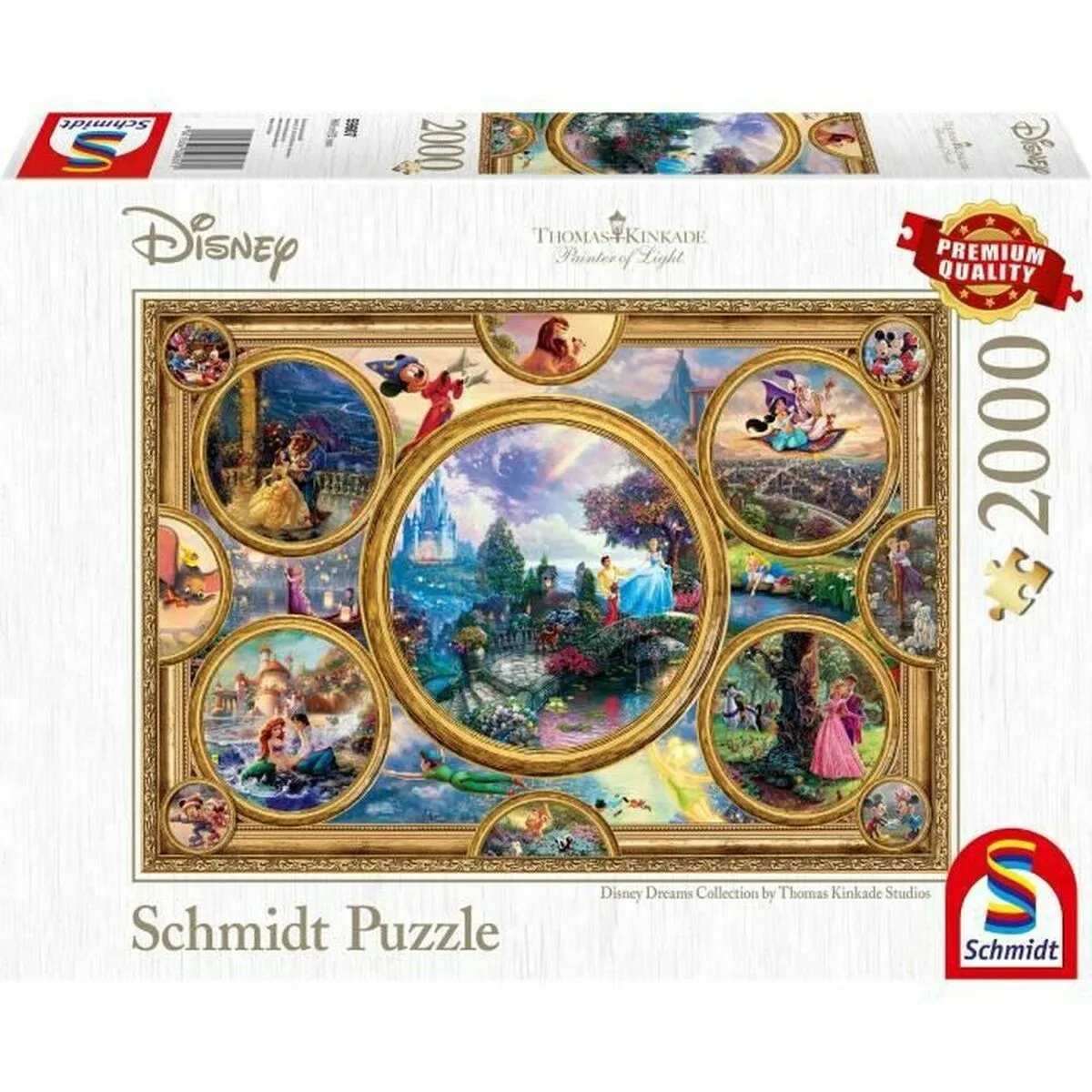 PUZZLE SCHMIDT SPIELE DISNEY DREAMS COLLECTION 2000 PIEZAS