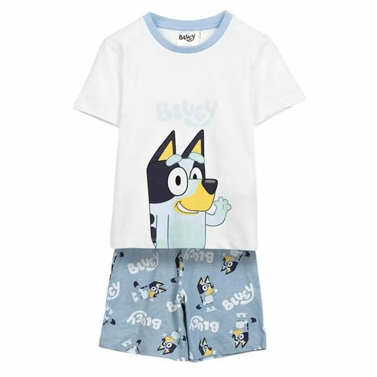 PIJAMA INFANTIL BLUEY BLANCO (6 AÑOS)