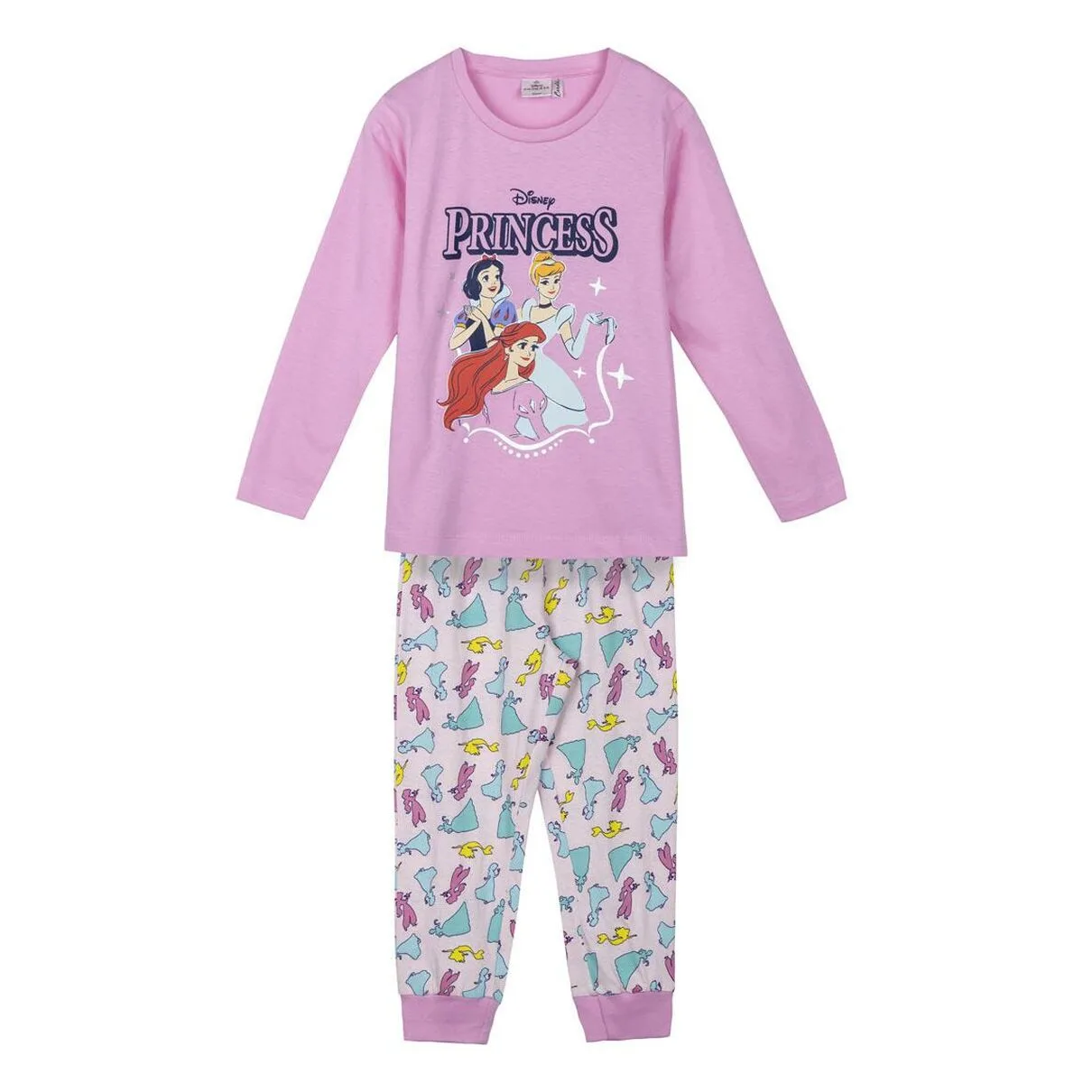 PIJAMA INFANTIL DISNEY PRINCESS ROSA