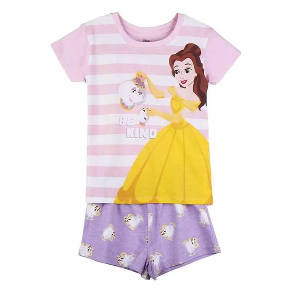 PIJAMA INFANTIL DISNEY PRINCESS ROSA