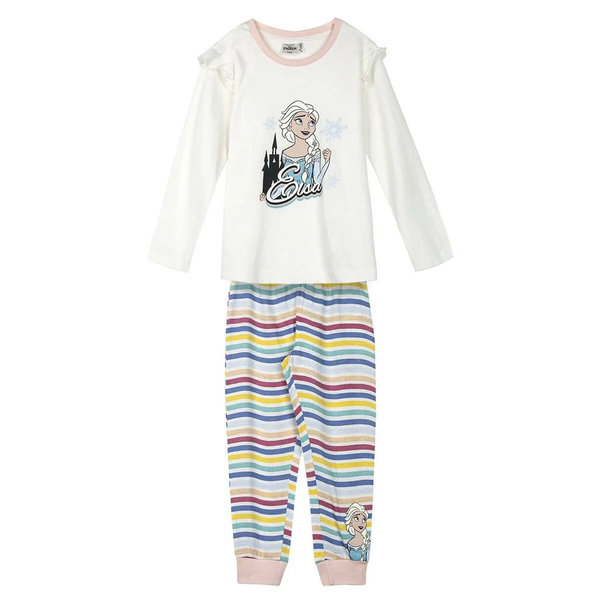 PIJAMA INFANTIL FROZEN BEIGE