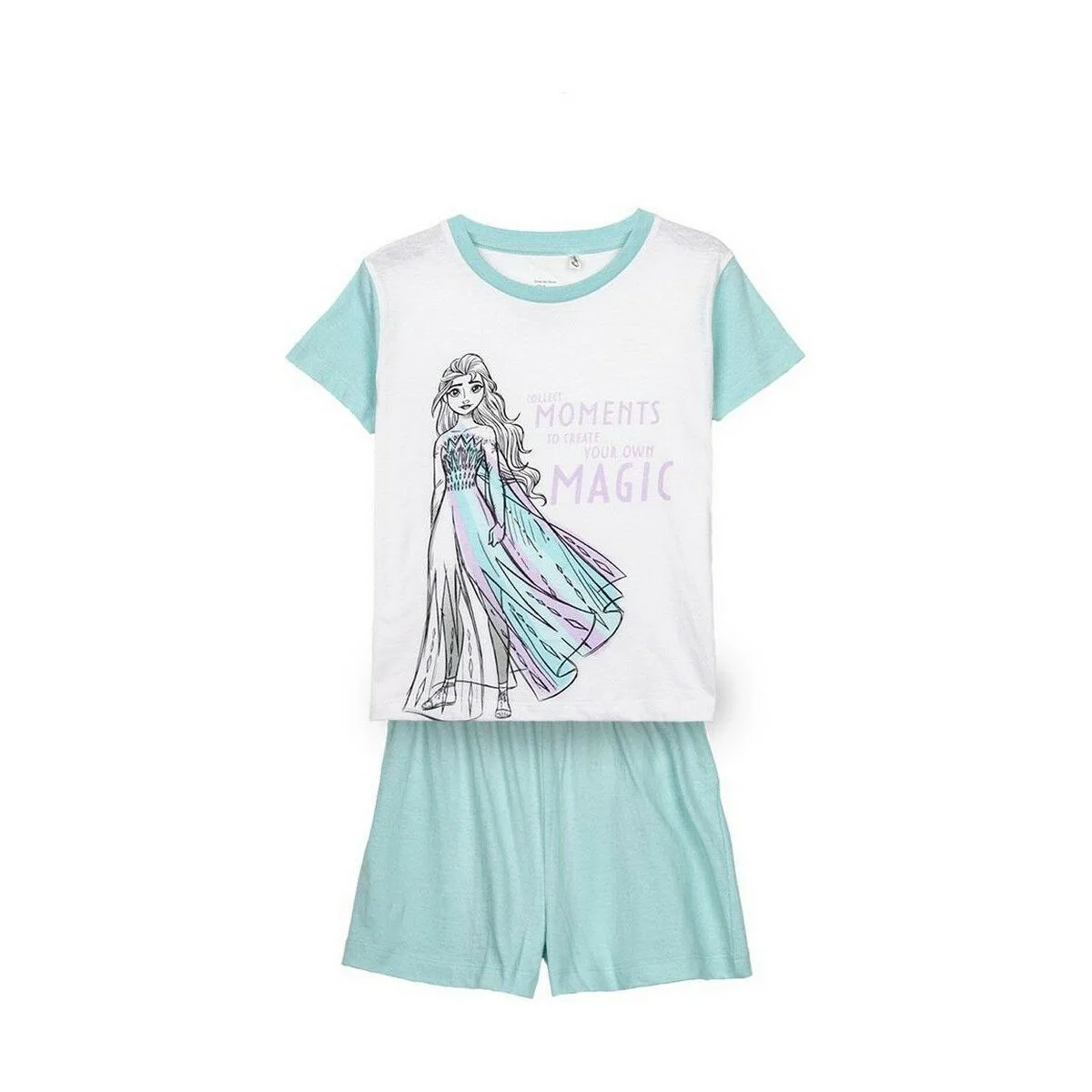 PIJAMA INFANTIL FROZEN AZUL AZUL CLARO