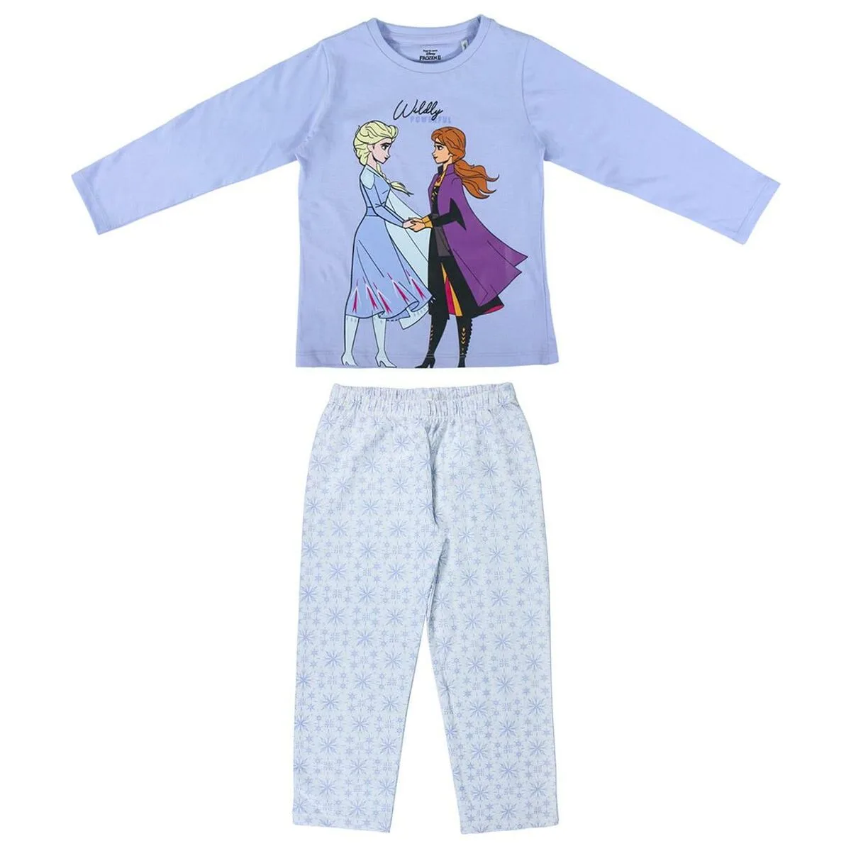 PIJAMA INFANTIL FROZEN AZUL CLARO