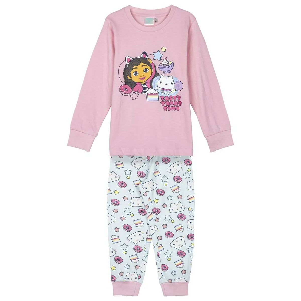 PIJAMA INFANTIL GABBY'S DOLLHOUSE ROSA