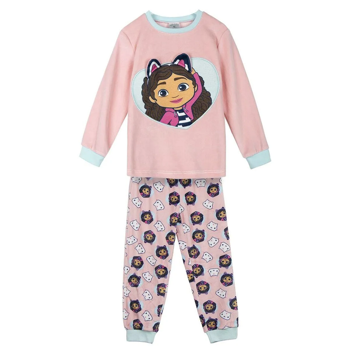 PIJAMA INFANTIL GABBY'S DOLLHOUSE ROSA