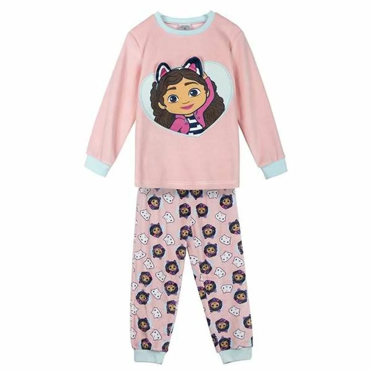 PIJAMA INFANTIL GABBY'S DOLLHOUSE ROSA