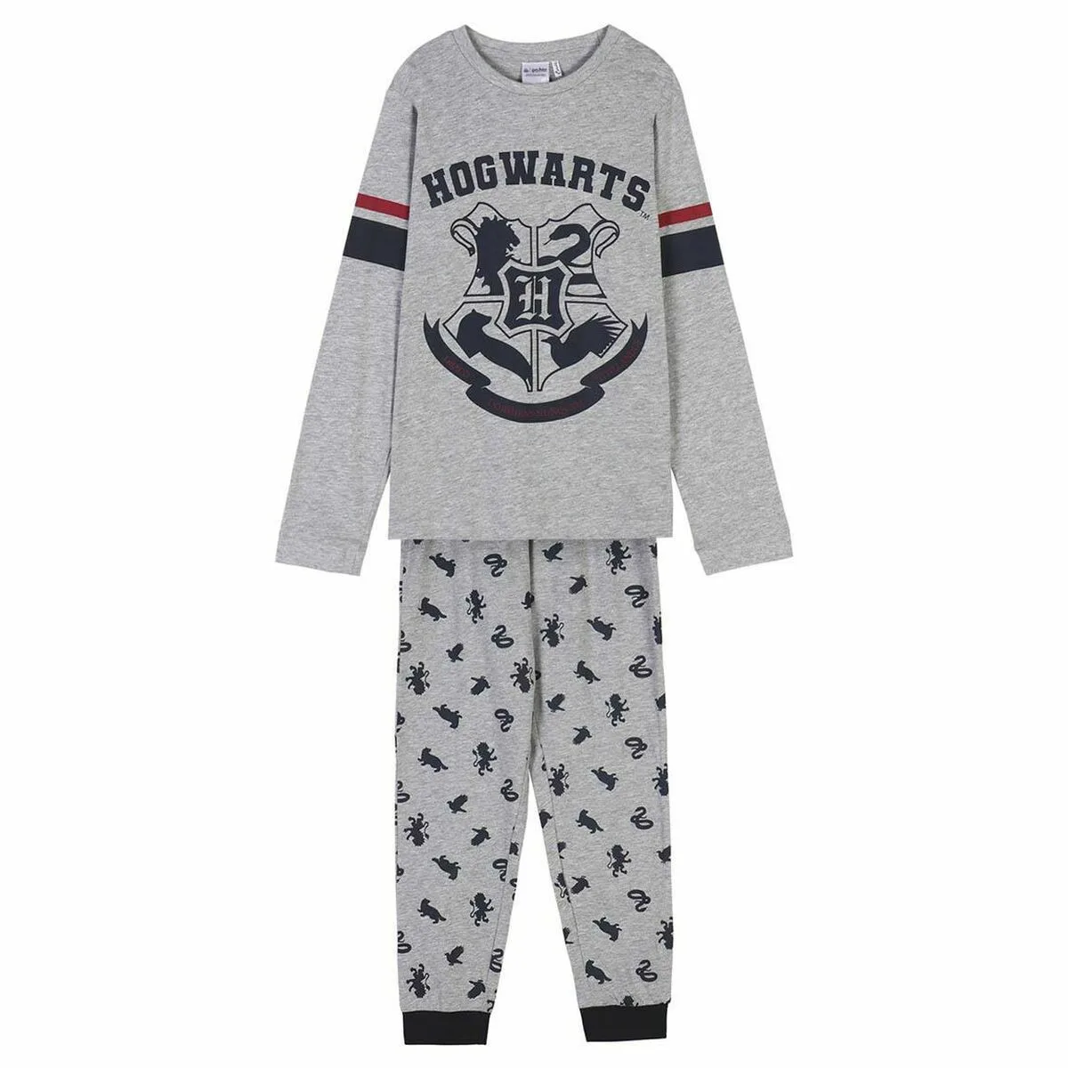 PIJAMA INFANTIL HARRY POTTER GRIS