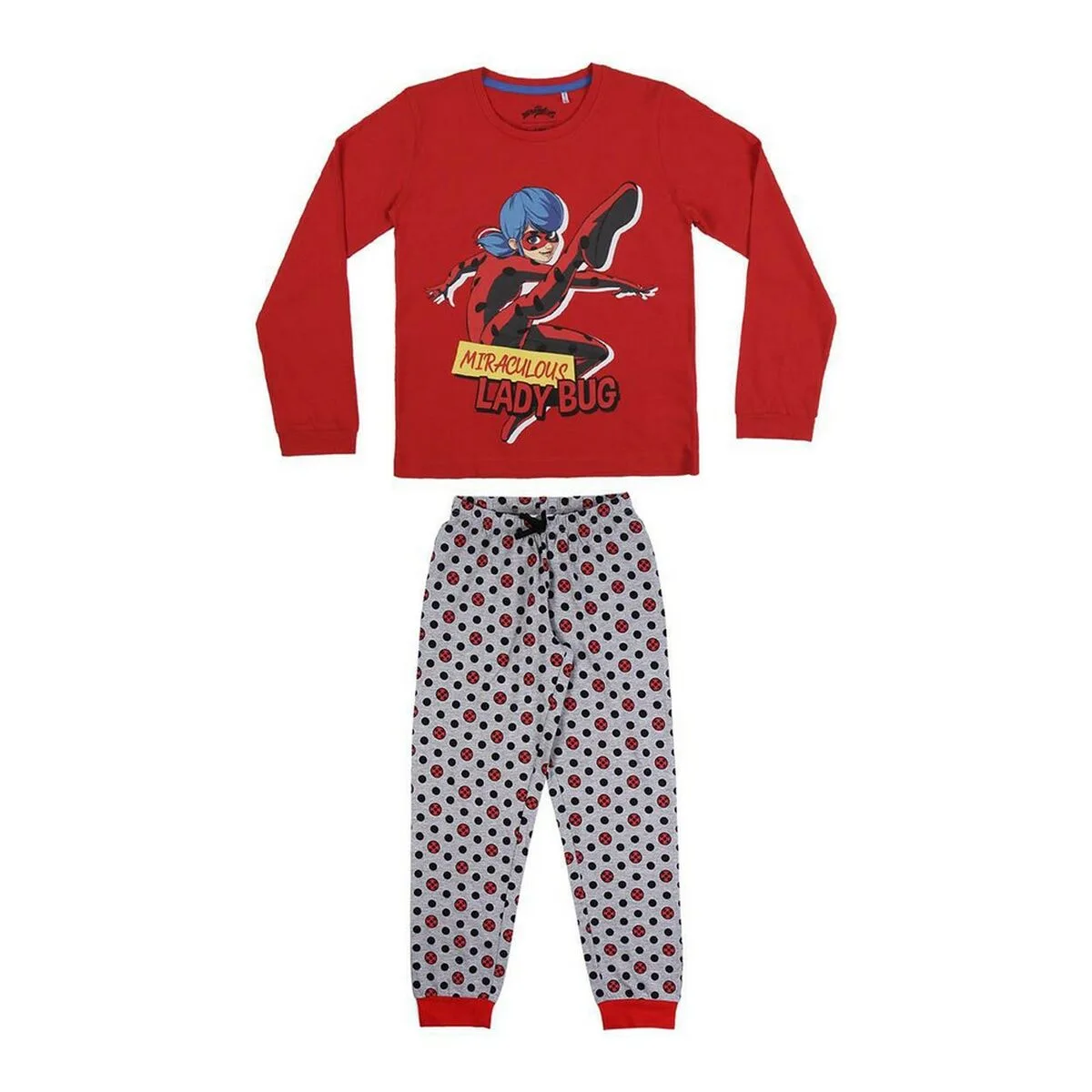 PIJAMA INFANTIL LADY BUG ROJO