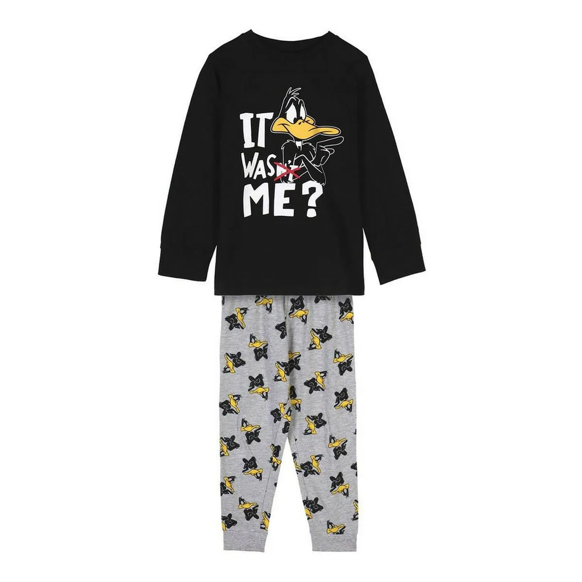 PIJAMA INFANTIL LOONEY TUNES NEGRO