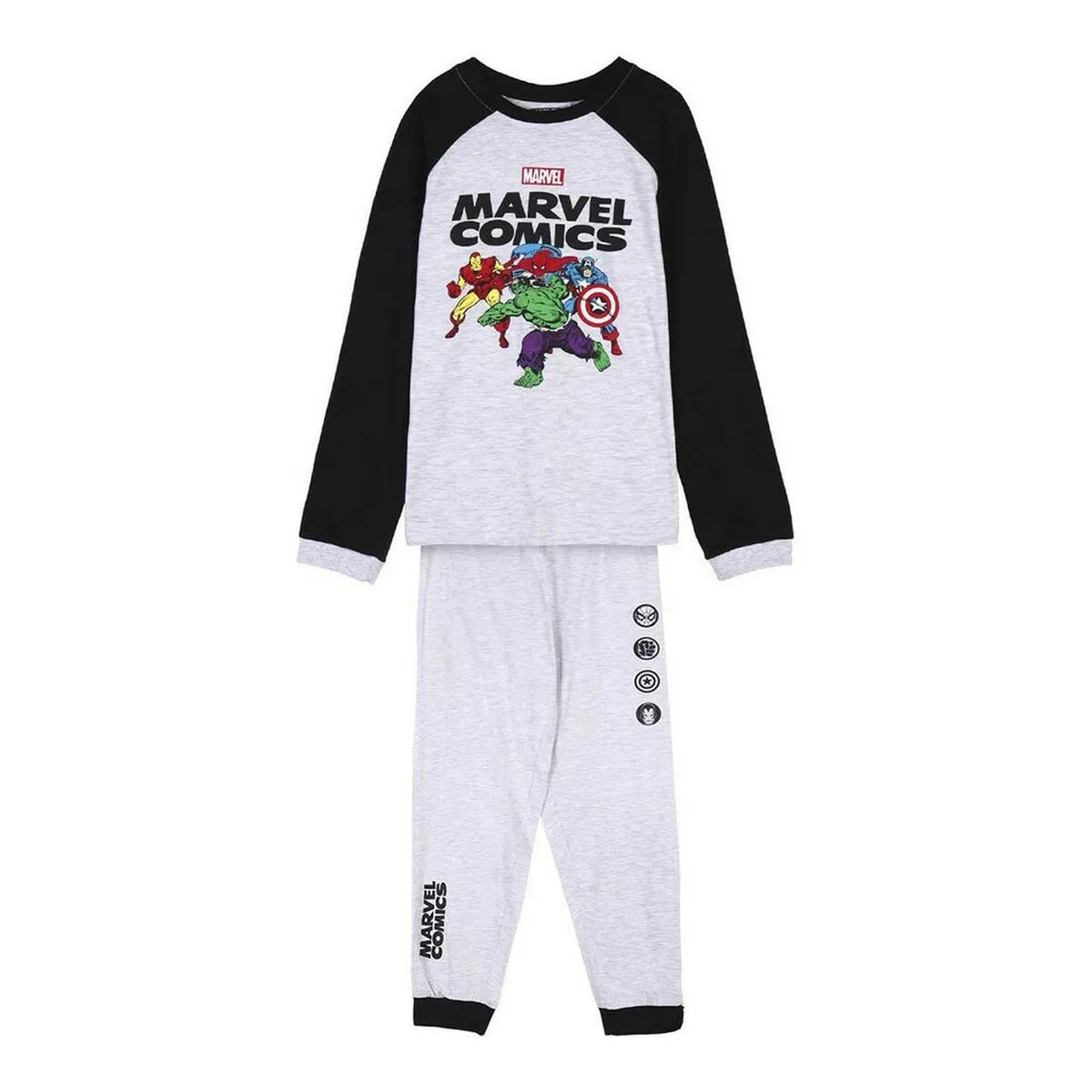 PIJAMA INFANTIL MARVEL GRIS