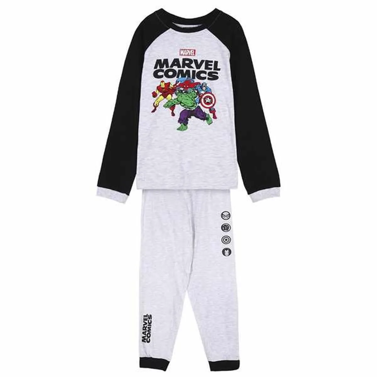 PIJAMA INFANTIL MARVEL GRIS
