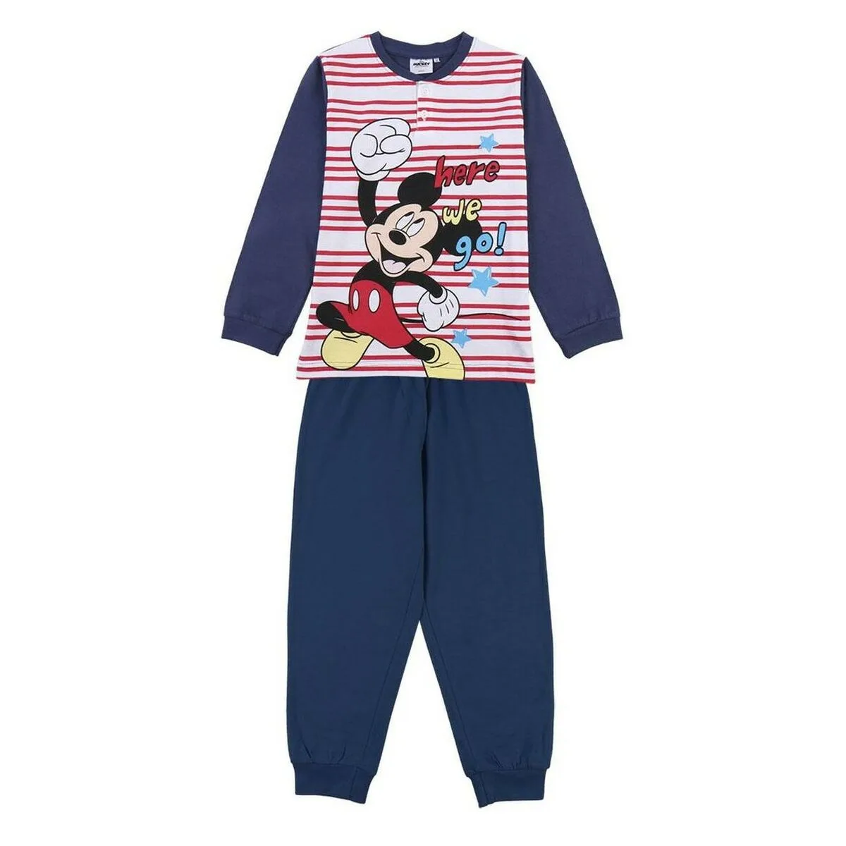 PIJAMA INFANTIL MICKEY MOUSE AZUL OSCURO
