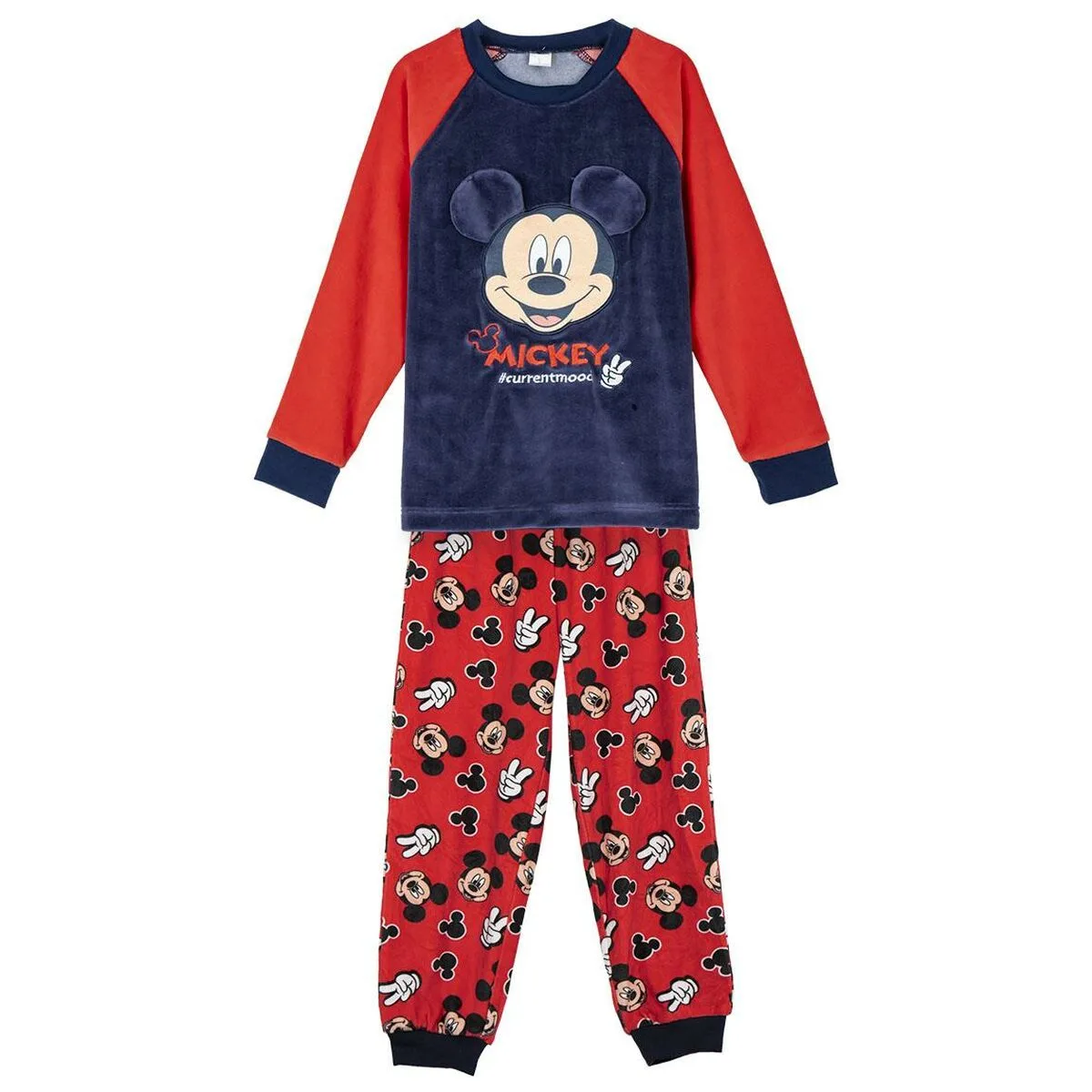 PIJAMA INFANTIL MICKEY MOUSE AZUL OSCURO