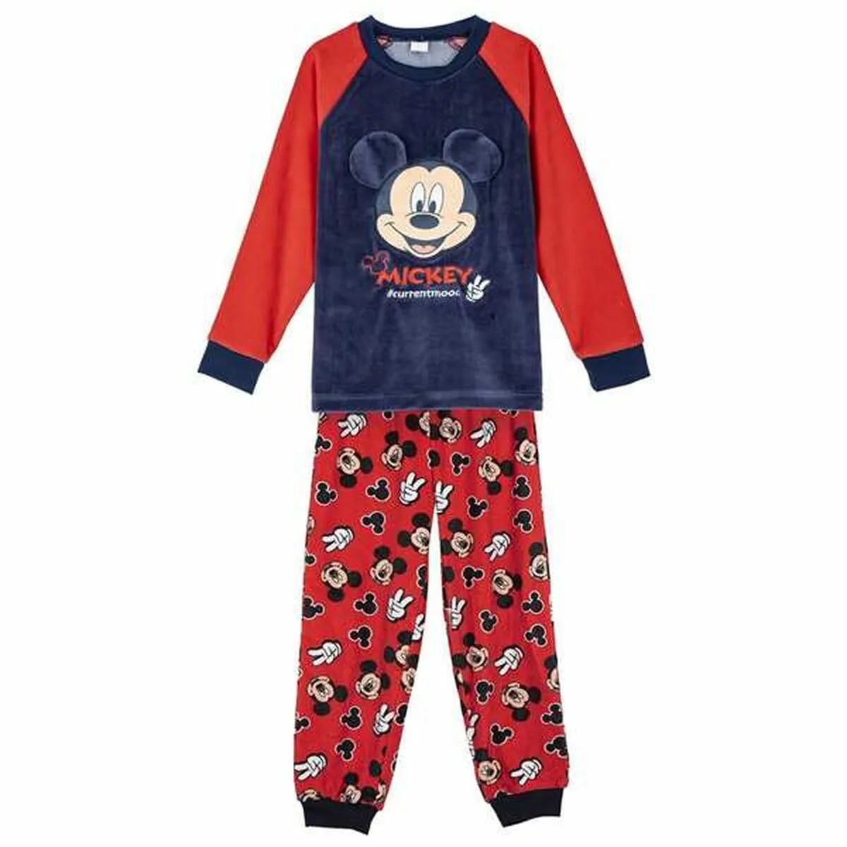 PIJAMA INFANTIL MICKEY MOUSE AZUL OSCURO