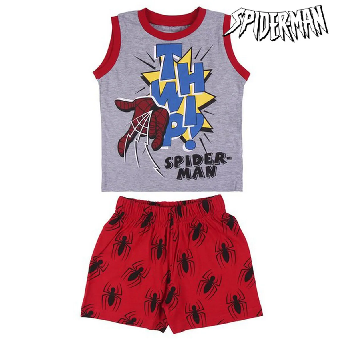 PIJAMA INFANTIL SPIDER-MAN GRIS