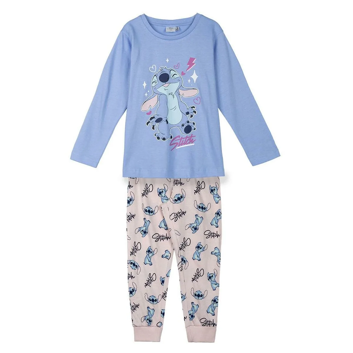 PIJAMA INFANTIL STITCH AZUL (6 AÑOS)