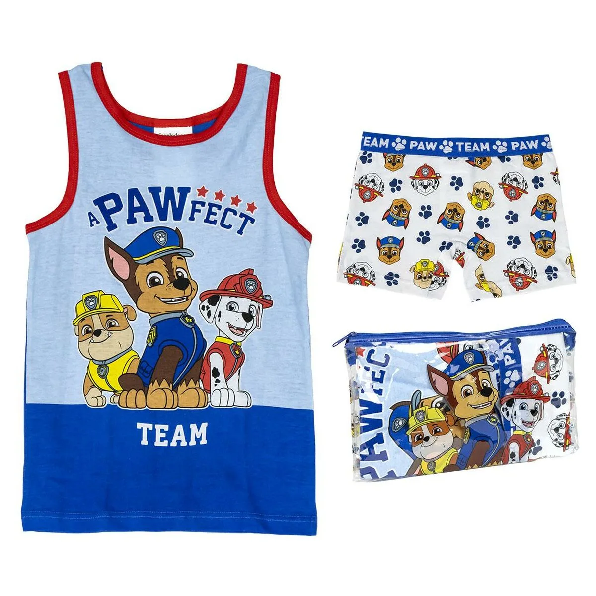 PIJAMA INFANTIL THE PAW PATROL AZUL (6 AÑOS)