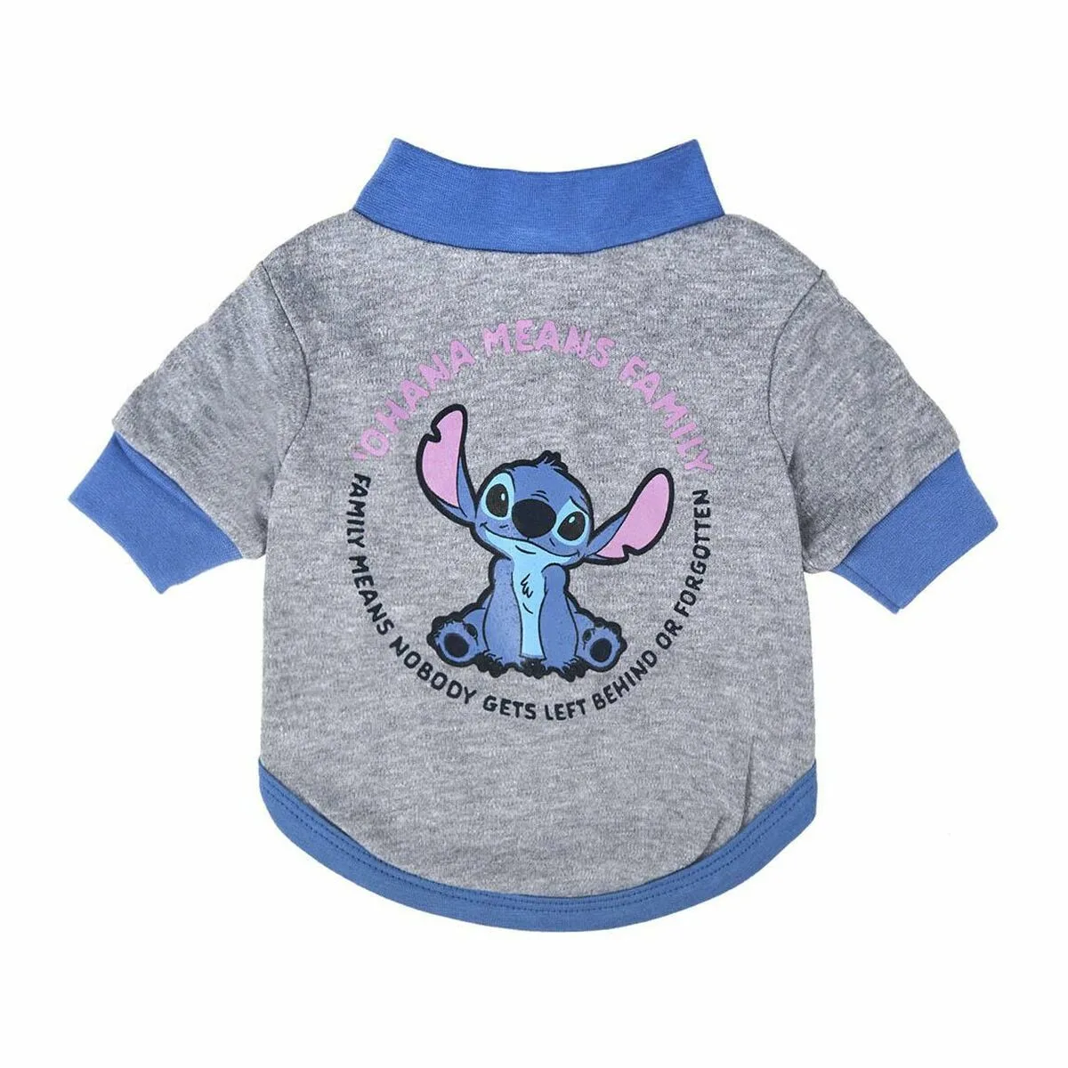 PIJAMA PARA PERRO STITCH GRIS AZUL