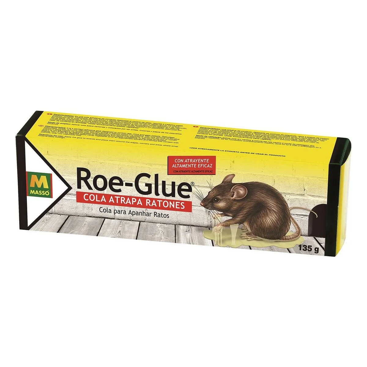 RATICIDA MASSÓ ROE-GLUE 135 GR