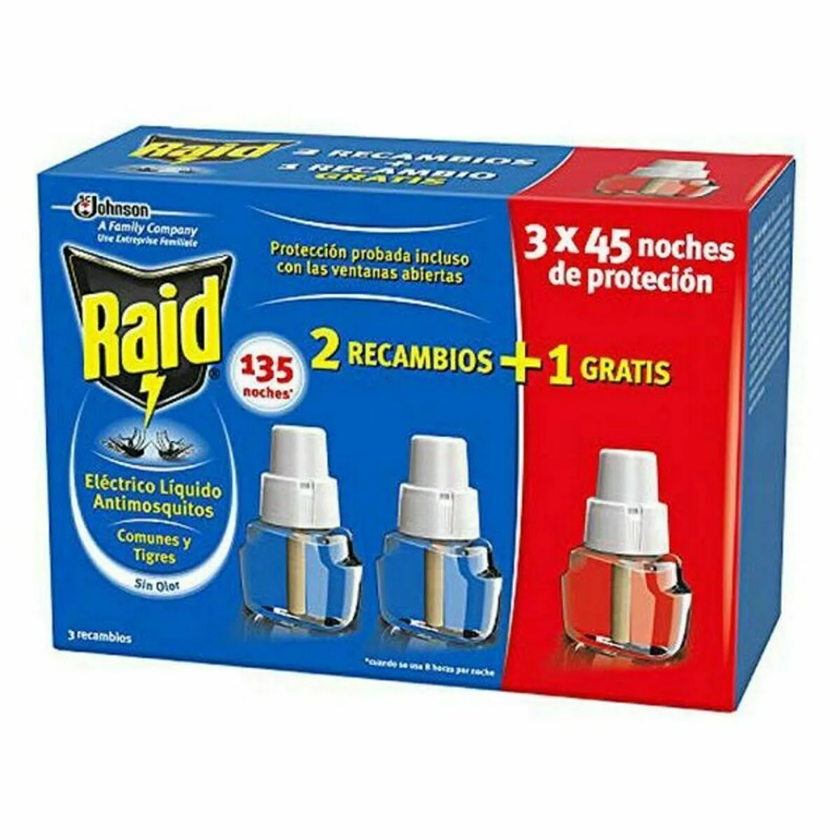 RECAMBIO ANTIMOSQUITOS RAID J309467 200 ML (REACONDICIONADO A)