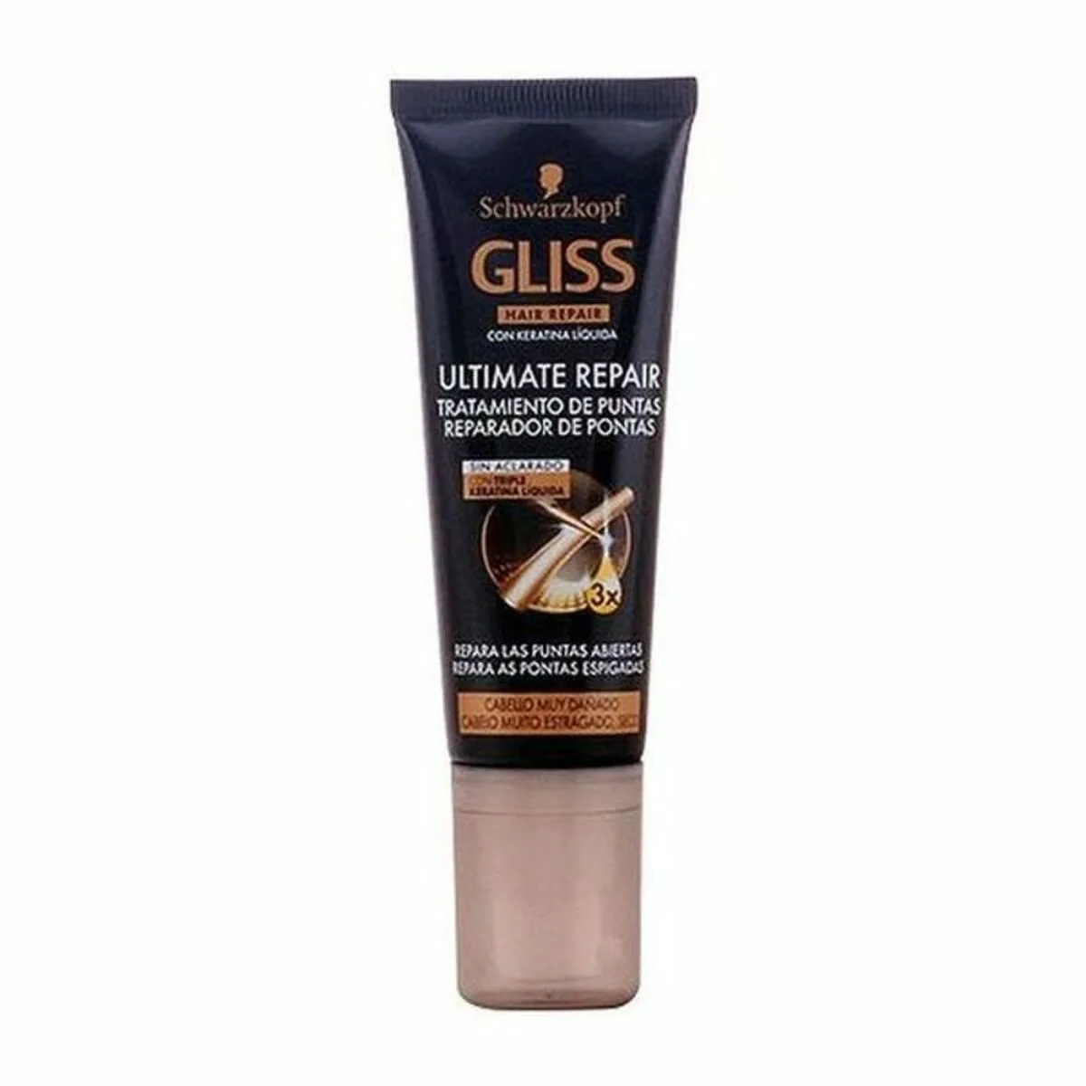 REGENERADOR DE PUNTAS ABIERTAS GLISS ULTIMATE REPAIR SCHWARZKOPF GLISS ULTIMATE REPAIR 50 ML