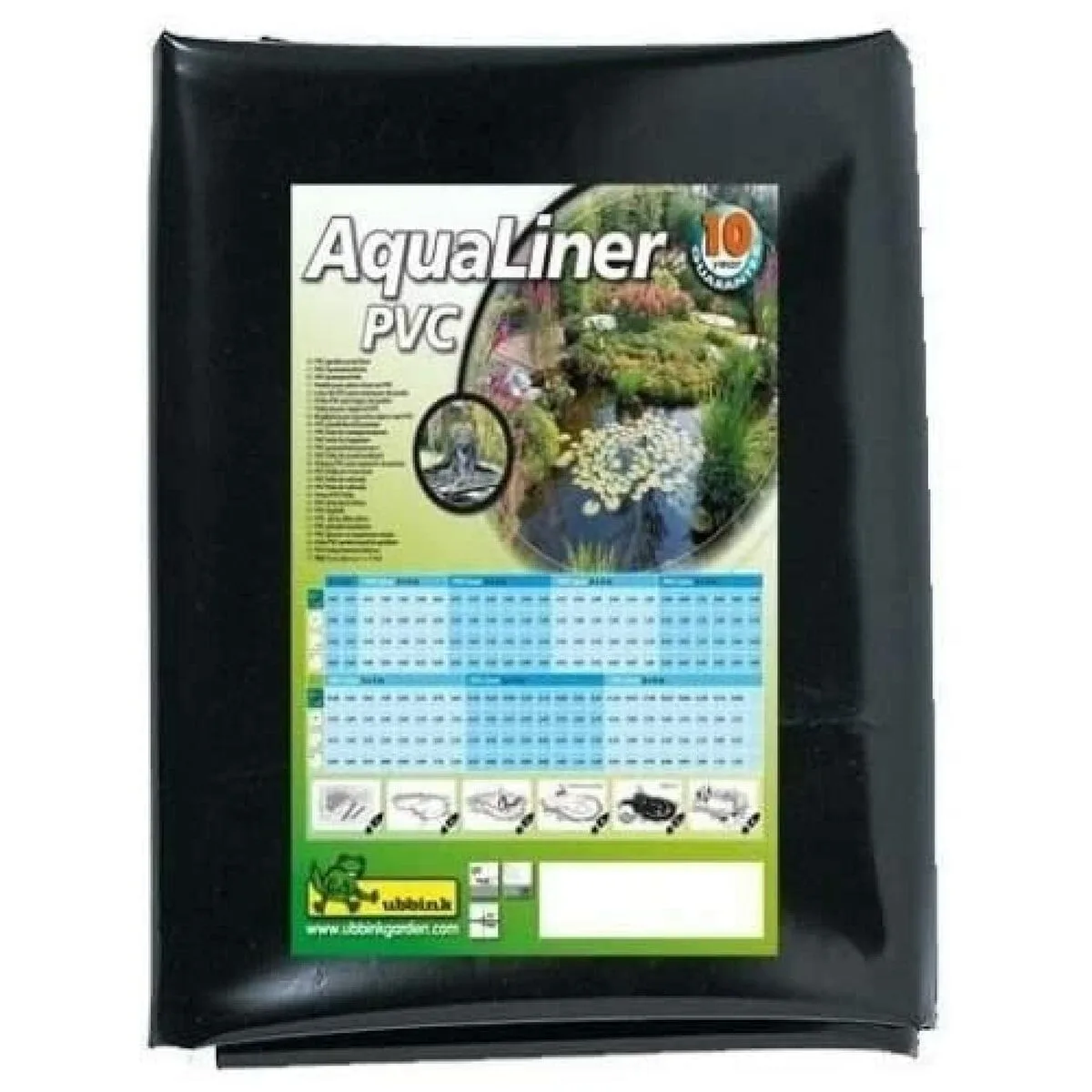 REVESTIMIENTO PARA ESTANQUE UBBINK AQUALINER PVC 0,5 MM 4 X 4 M