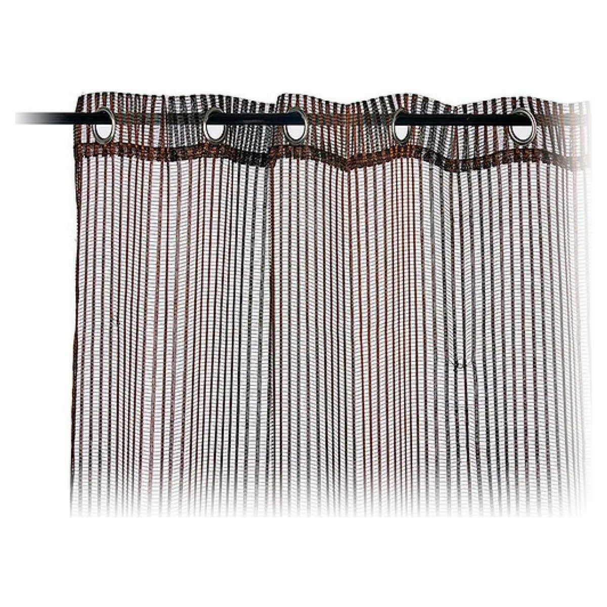 CORTINAS MARRÓN 1 X 260 X 140 CM