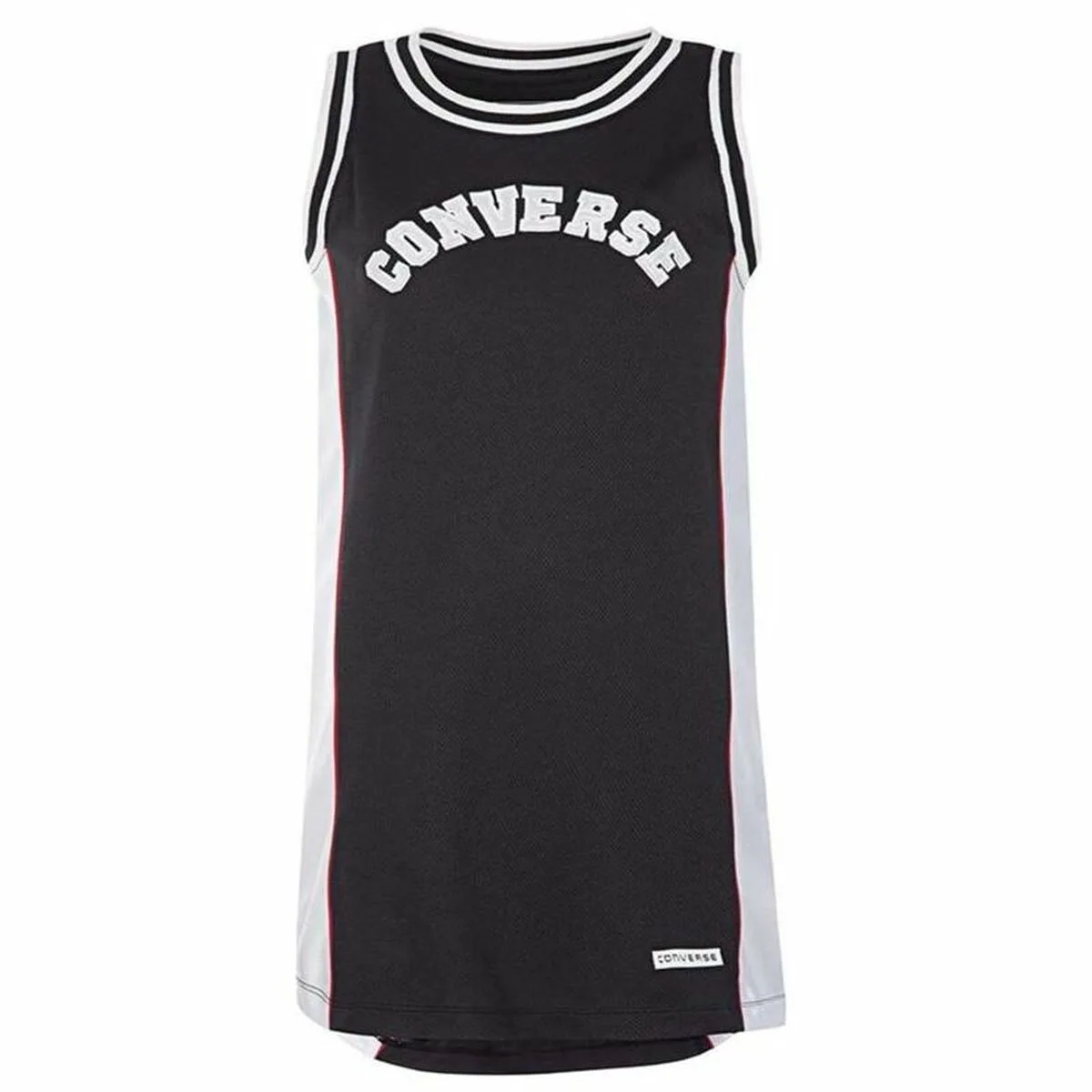 VESTIDO CONVERSE BASKETBALL JURK NIÑA NEGRO
