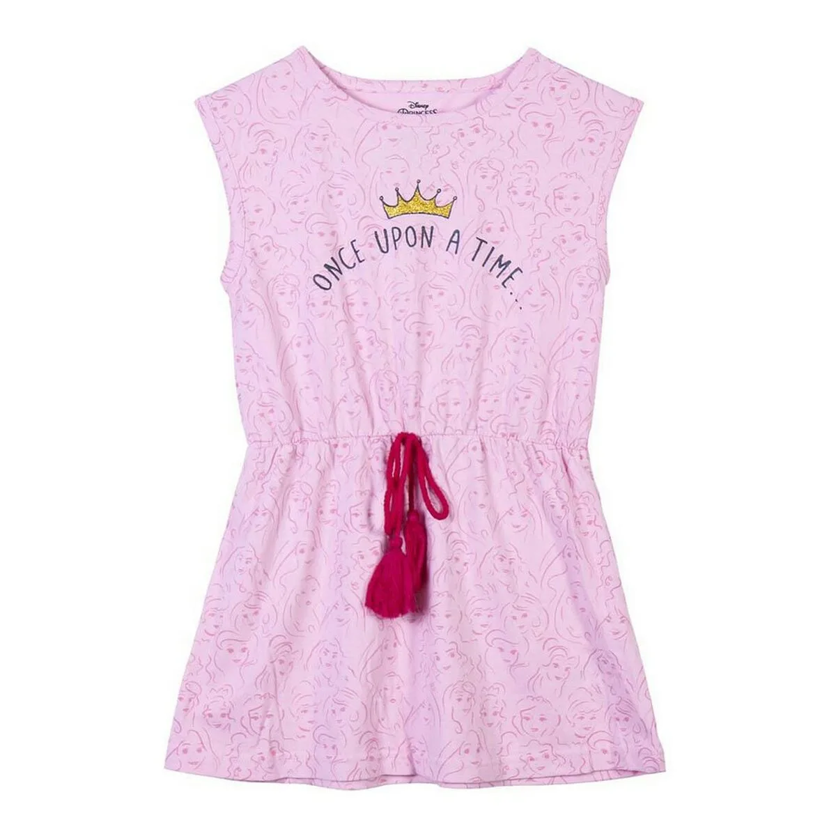 VESTIDO DISNEY PRINCESS ROSA