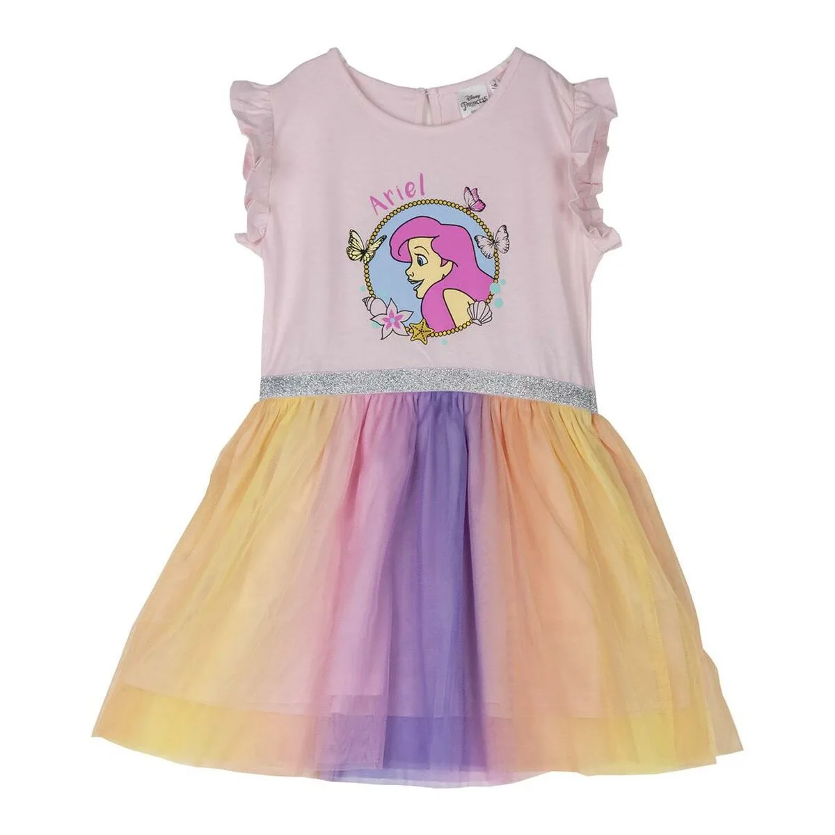 VESTIDO DISNEY PRINCESS ROSA