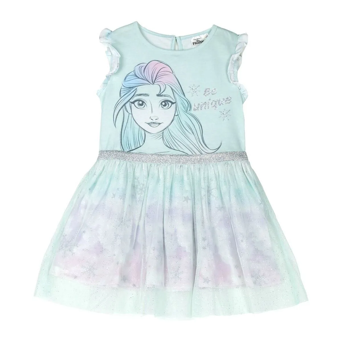 VESTIDO FROZEN TURQUESA