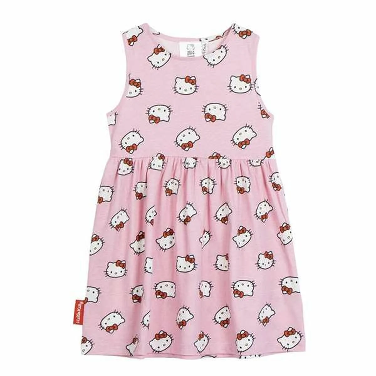 VESTIDO HELLO KITTY ROSA NIÑA