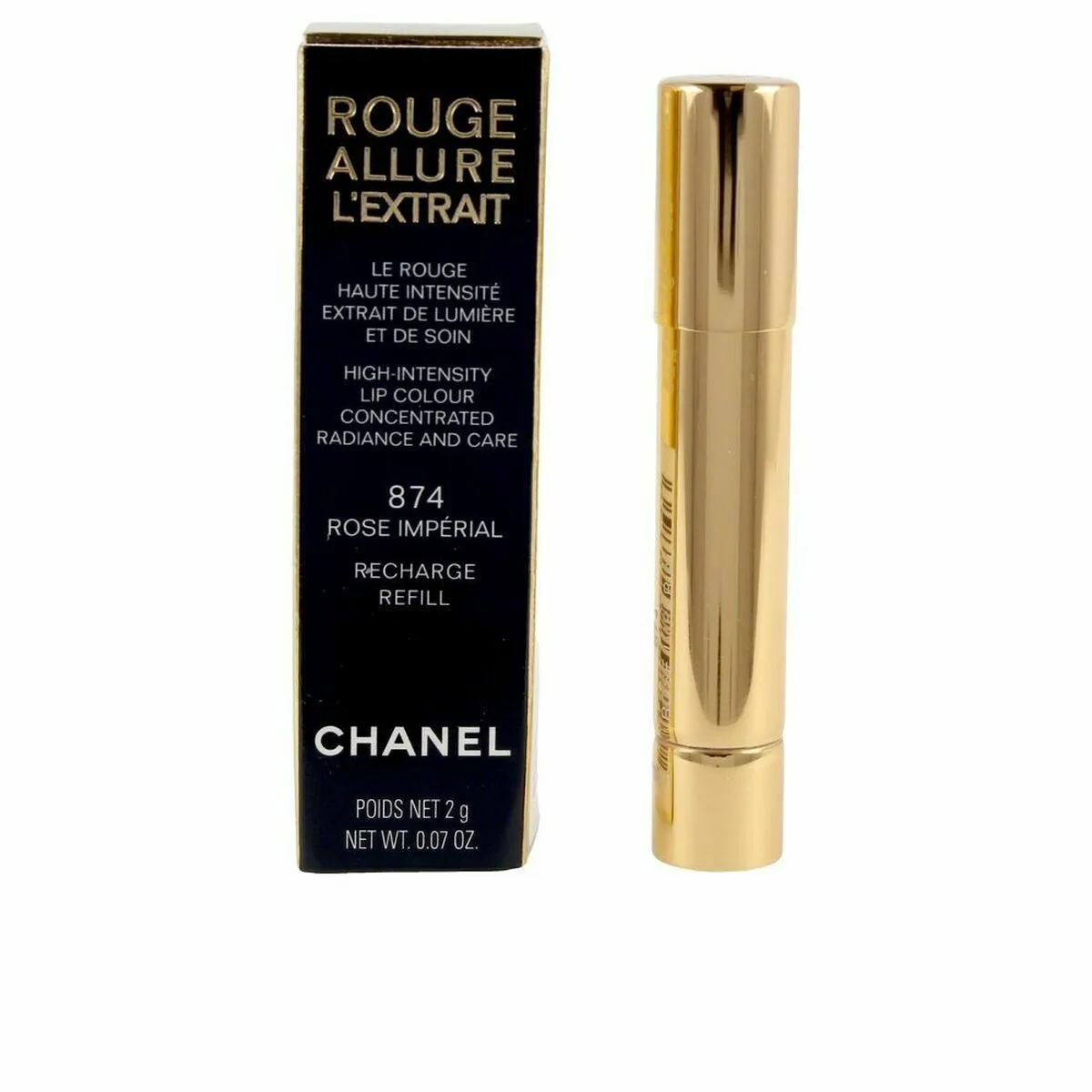 PINTALABIOS CHANEL ROUGE ALLURE L'EXTRAIT - RICARICA ROSE IMPERIAL 874