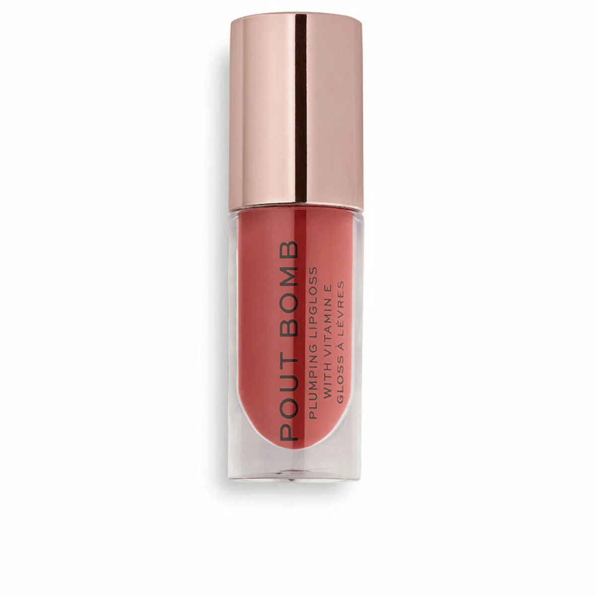 LABIAL LÍQUIDO REVOLUTION MAKE UP POUT BOMB PEACHY 4,6 ML