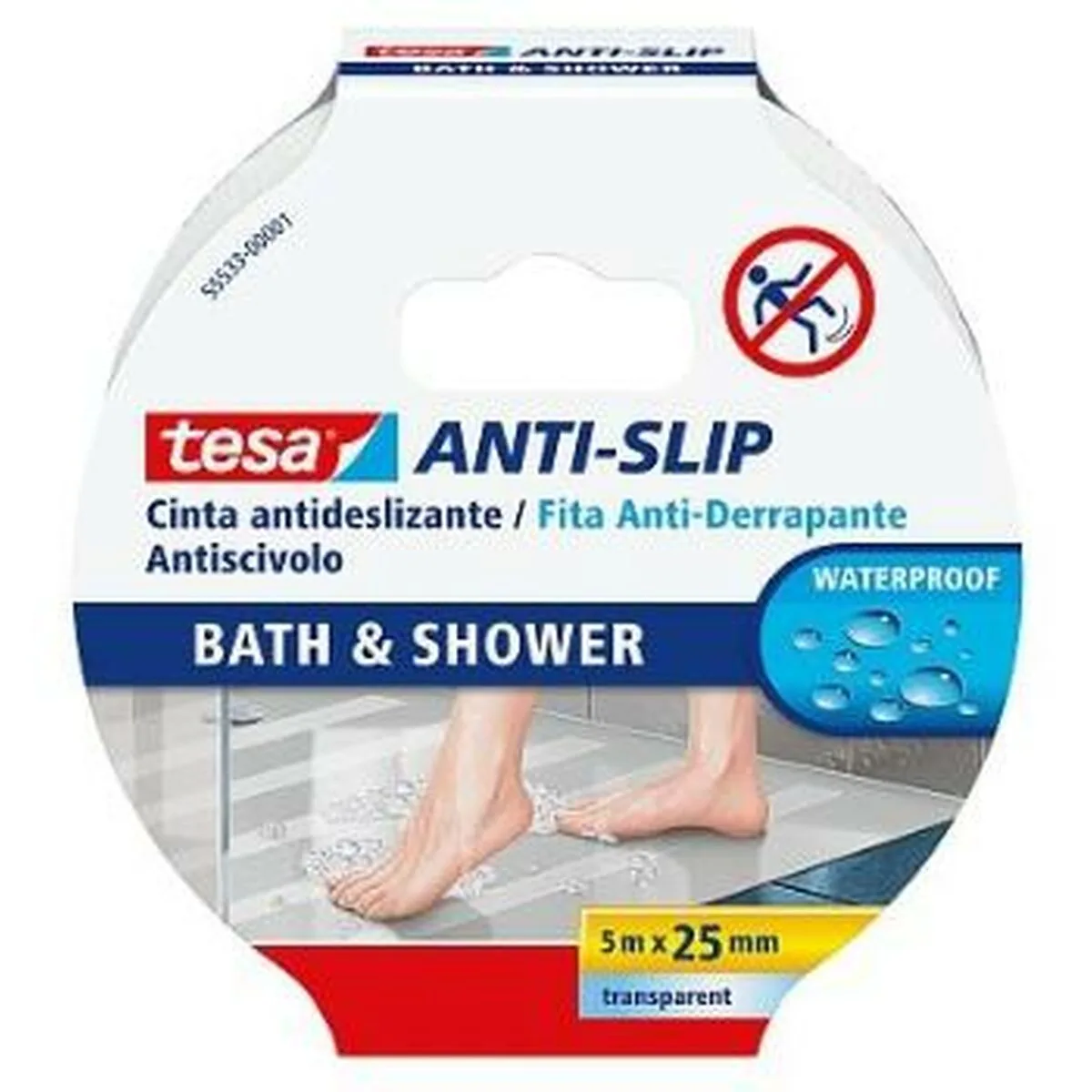 CINTA ADHESIVA TESA TRANSPARENTE (6 PIEZAS)