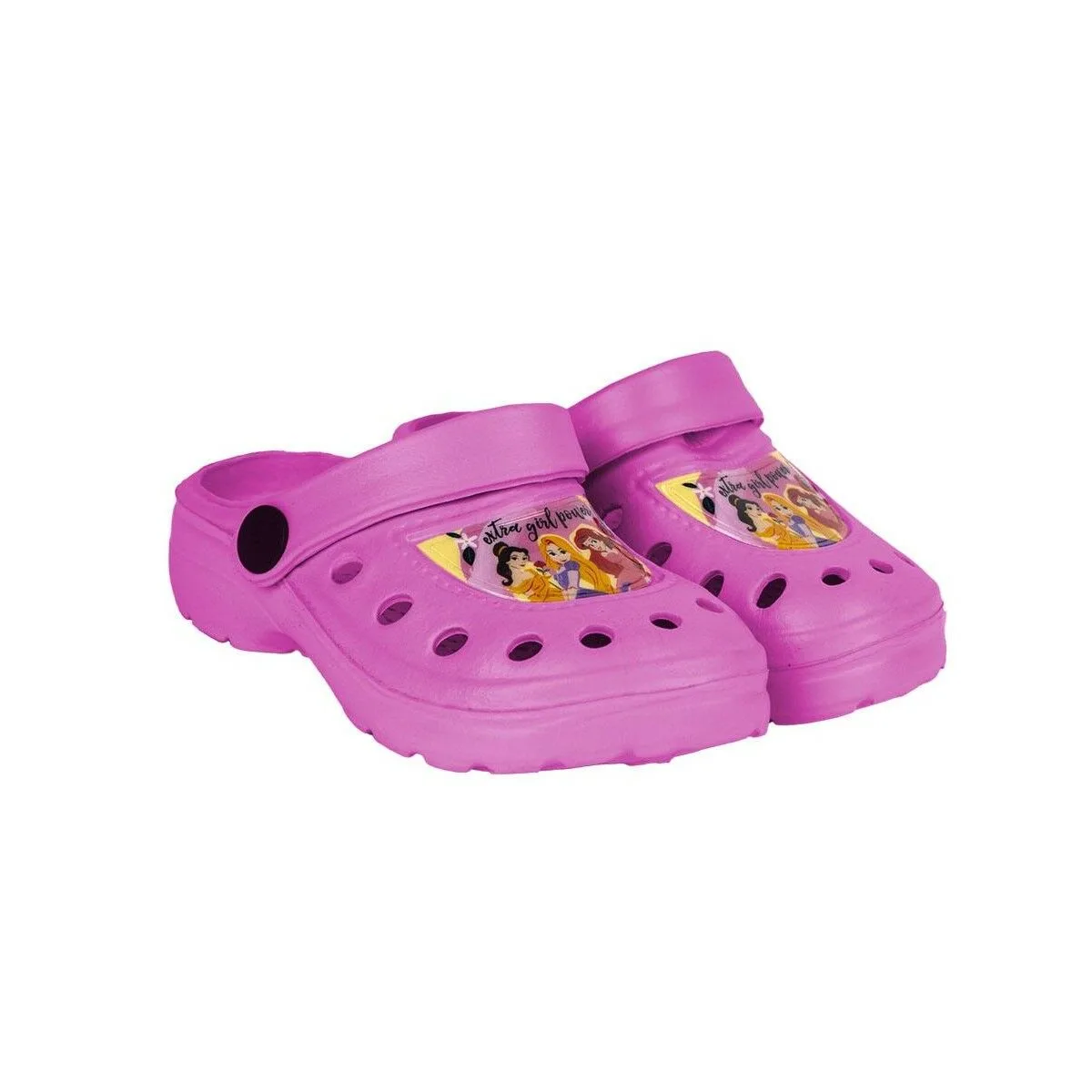 ZUECOS DE PLAYA DISNEY PRINCESS FUCSIA
