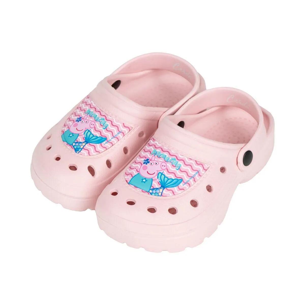 ZUECOS DE PLAYA PEPPA PIG ROSA CLARO