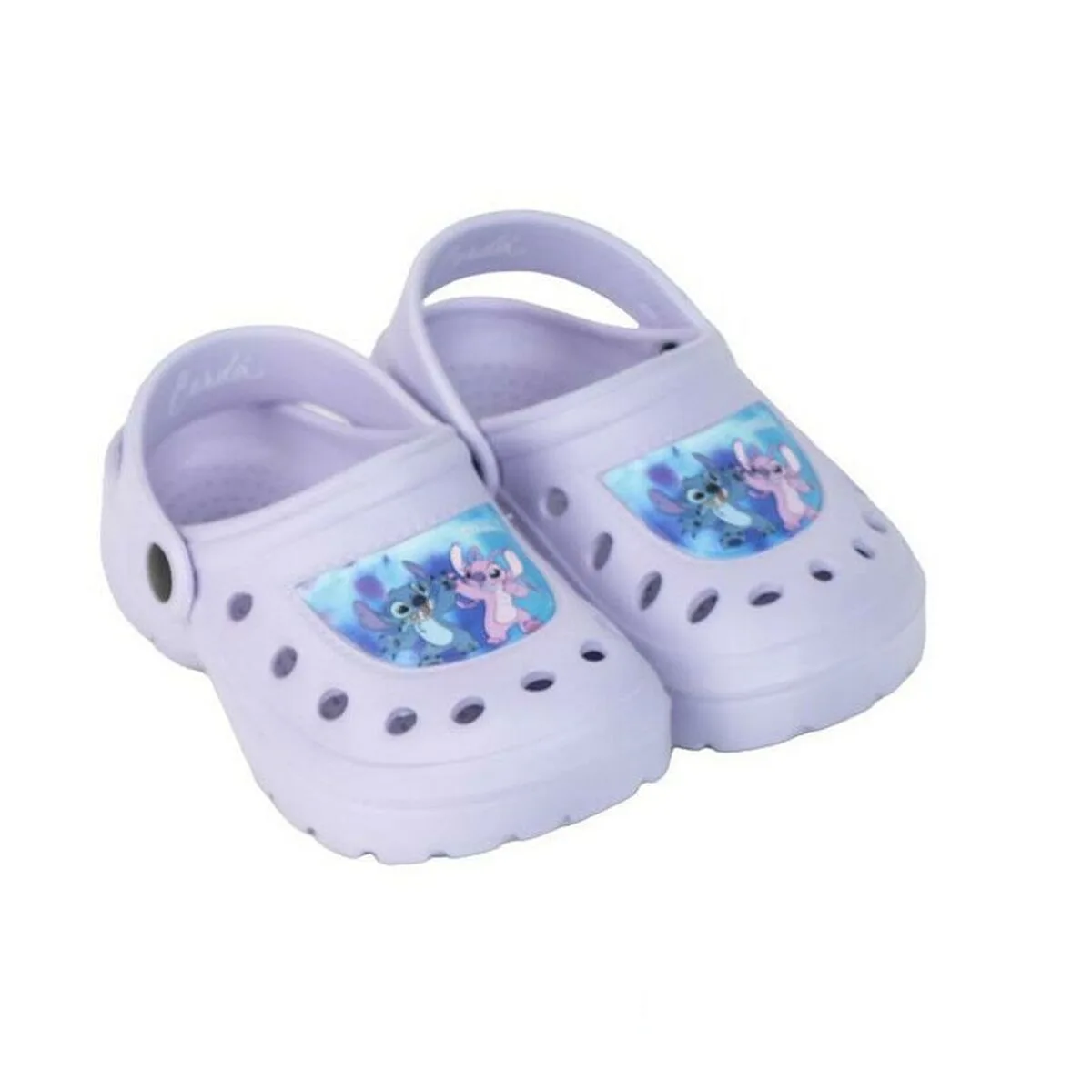 ZUECOS DE PLAYA STITCH MORADO