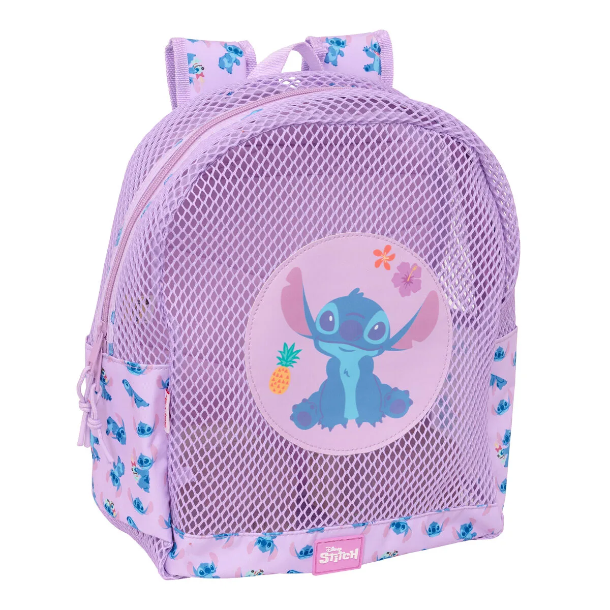 MOCHILA PARA LA PLAYA LILO & STITCH LILA 30,5 X 24 X 18 CM INFANTIL