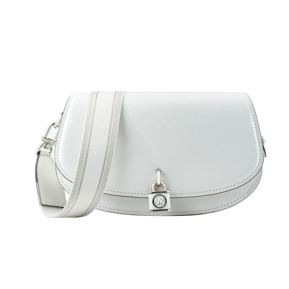 MOCHILA MICHAEL KORS MILA BLANCO 16 X 25 X 7 CM
