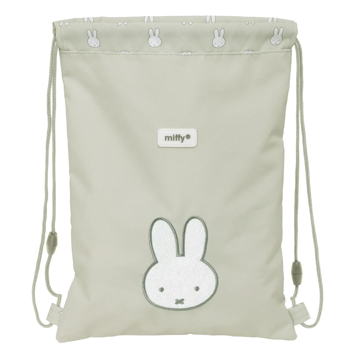 BOLSA MOCHILA CON CUERDAS MIFFY NIEBLA GRIS 26 X 34 X 1 CM
