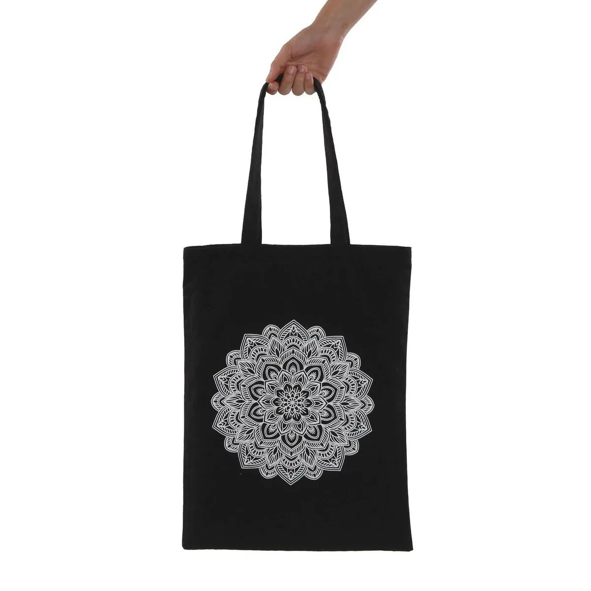 BOLSO MUJER VERSA NEGRO 36 X 48 X 36 CM MANDALA