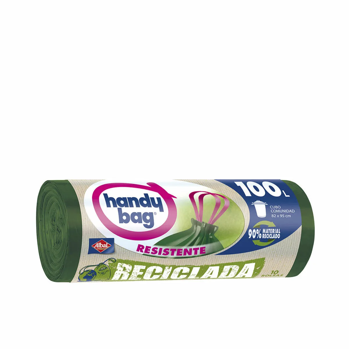 BOLSAS DE BASURA ALBAL HANDY BAG 100 L 10 UNIDADES