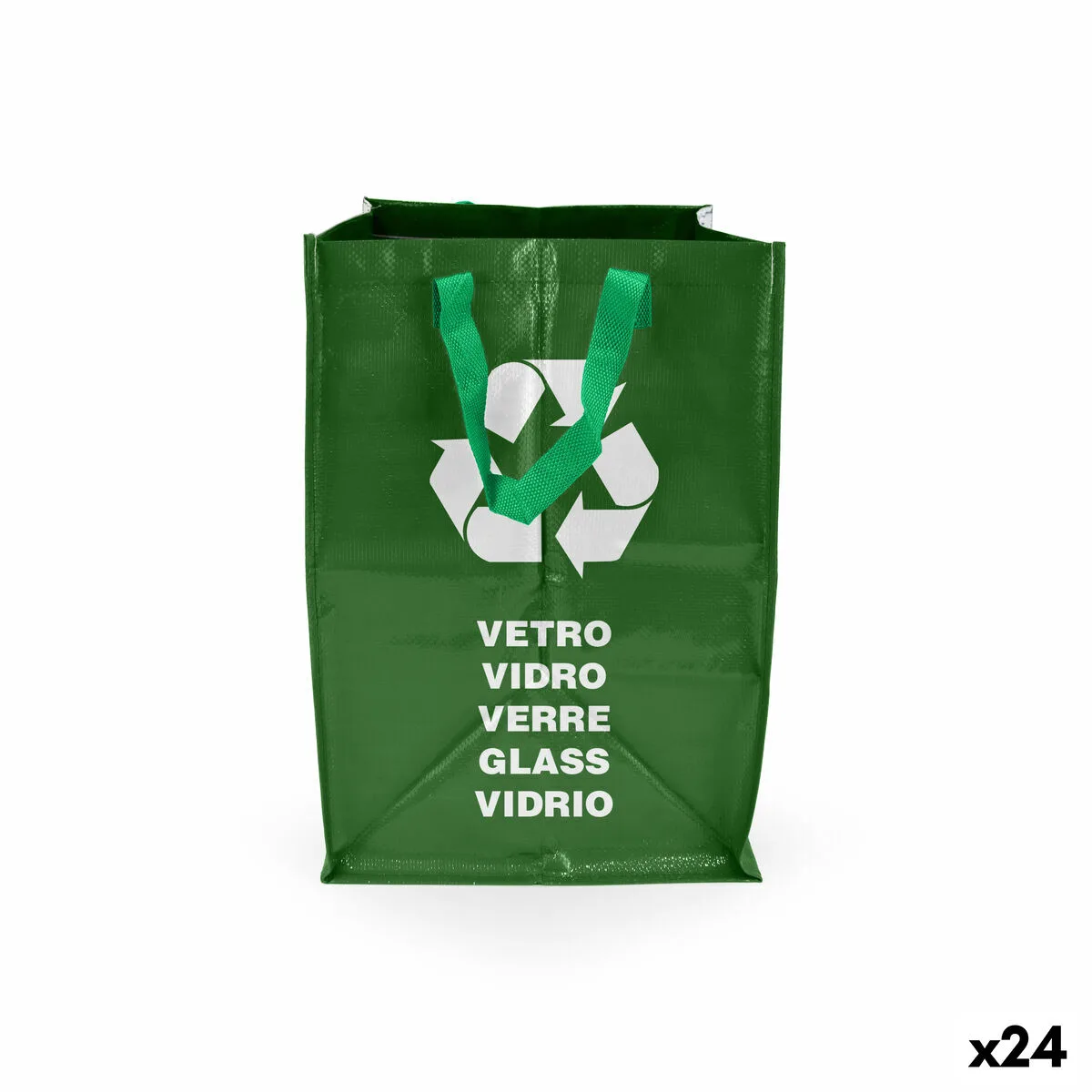 BOLSAS DE BASURA CONFORTIME GLASS VERDE VIDRIO 24 UNIDADES