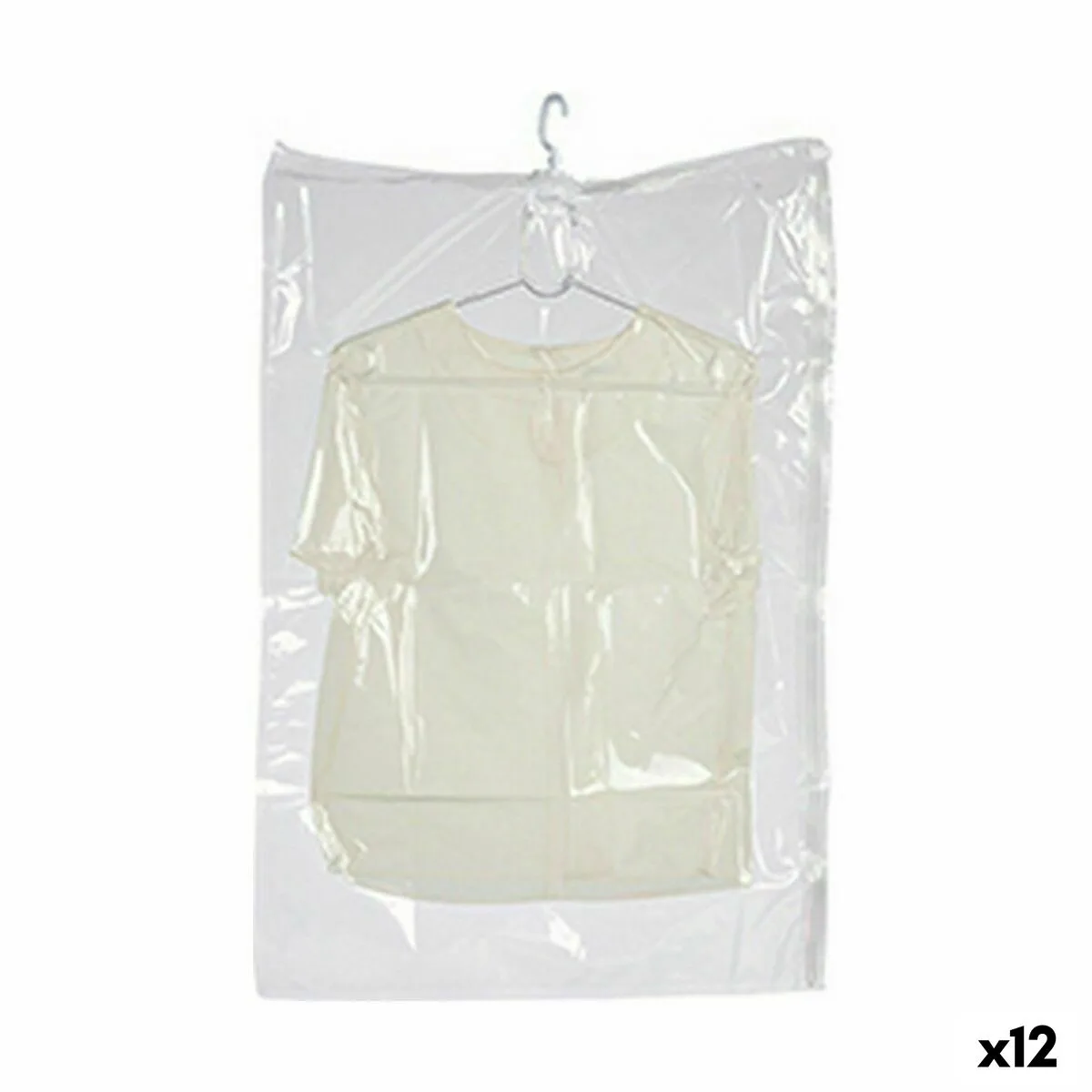 BOLSAS DE VACÍO KIPIT 58097 TRANSPARENTE POLIETILENO PLÁSTICO 70 X 105 CM (12 UNIDADES)