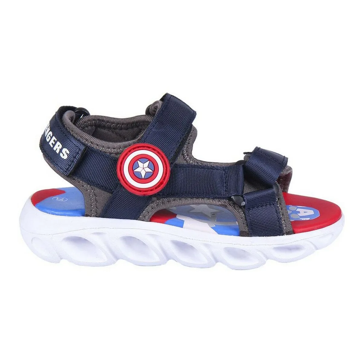 SANDALIAS INFANTILES THE AVENGERS AZUL