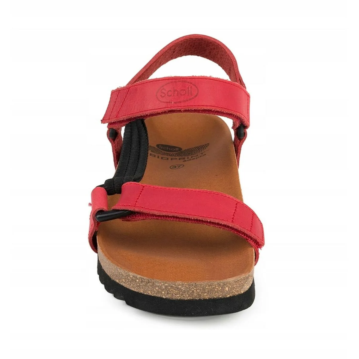 SANDALIAS DE MUJER MOBILEX PRS001CZERWONY43 NEGRO ROJO