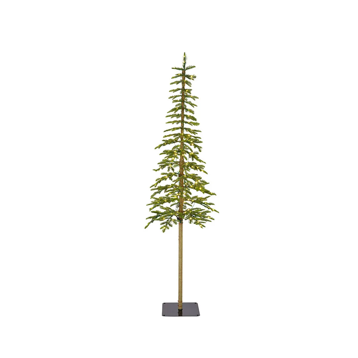 ÁRBOL DE NAVIDAD EVERLANDS VERDE PVC METAL POLIESTIRENO ABETO Ø 41 X 180 CM MICROLED